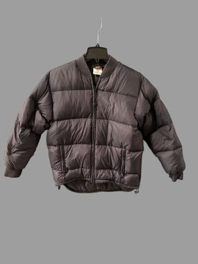 REI Black Puffer Down Coat Size 8 Women’s Zip Front Jacket